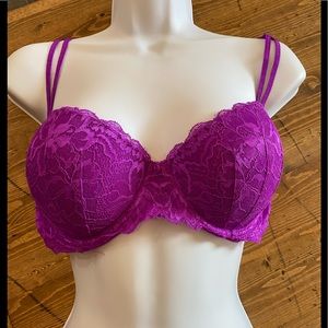 Victoria’s Secret pink by VS 36D push up lace lined bra